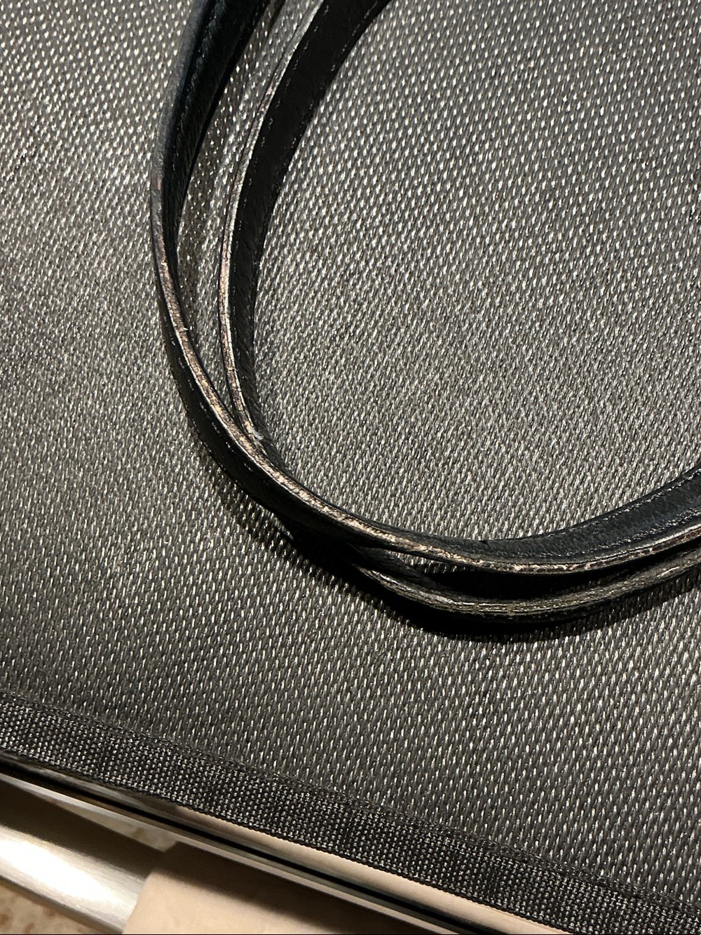 Michael Kors Black MK Signature Tote with Gold Hardware - Picture 8 of 8